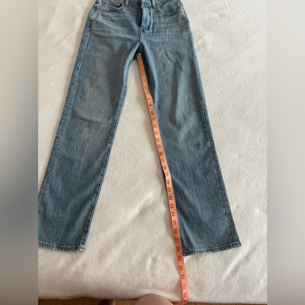 Madewell 90’s Straight Jean in Rondell wash. Size 25. NWT - Picture 10 of 11